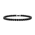 Wholesale Men Tennis Chain Bracelet Black Zircon Link Chain Bracelets