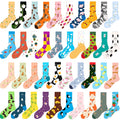 Cute Animal Fruit Food Printed Happy Funny Socks Custom Logo