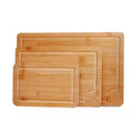 Natural Acacia Bamboo Cutting Board Eco-Friendly Square Pattern Customizable Size for Food Usage