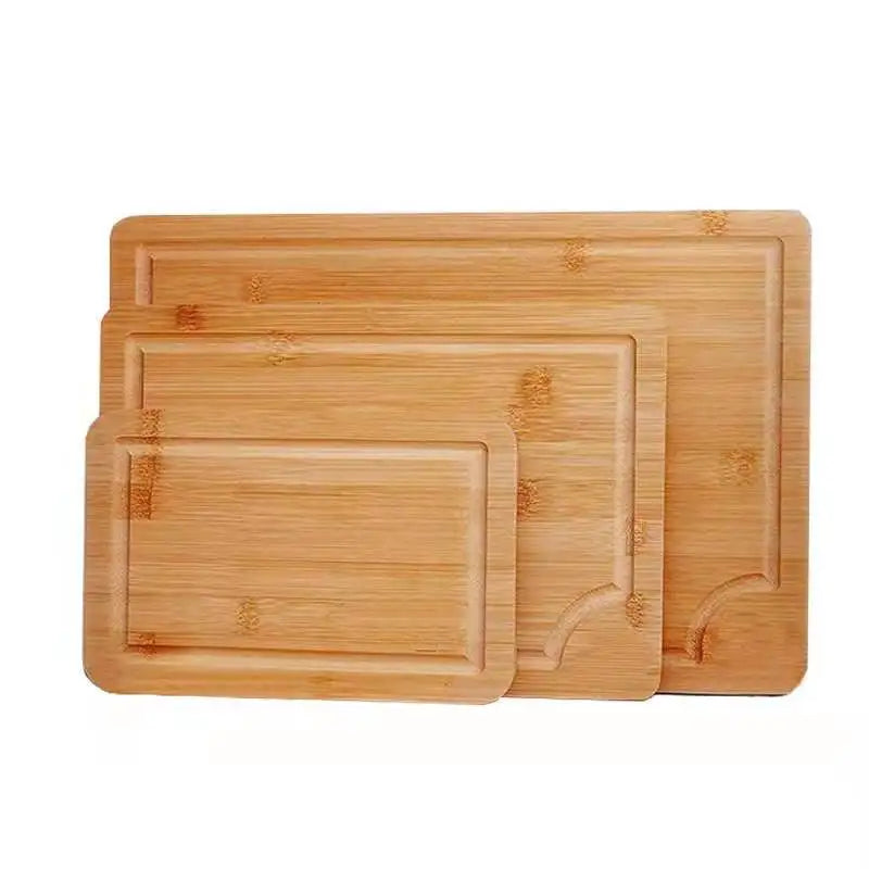 Natural Acacia Bamboo Cutting Board Eco-Friendly Square Pattern Customizable Size for Food Usage