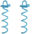 Spiral Lawn Stake Metal Garden Twist Stakes Outdoor Folding Ring Ground Anchor Heavy Duty  Steel Tent Pegs Swing Screw Anchors