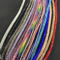 S528 Fashion Rhinestone Hoodie String Custom Rhinestone Strings Crystal Rhinestone Tube Rope