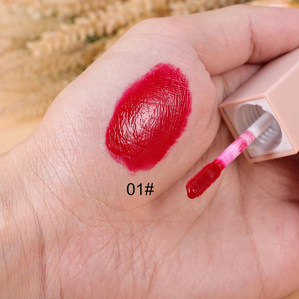Super Long Lasting High Glossy Waterproof Lipstick Lip Ink Private Label Custom logo