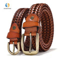 Luxury Belts Women for Men Casual Black Logo Knitted Jeans Designer Leather Belt Genuine Belt Buckles for Leather