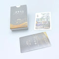 Custom Printed Glossy Jumbo Size Poker Deck European Playing Cards Made of Glossy Cardboard for Business Use