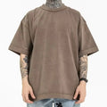 Custom Acid Washed Distressed Tshirts Oversized Blank Spandex/Cotton T-shirts Men's Boxy Fit Vintage T Shirts Luxury Tee Shirts