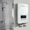 Adjustable Temperature Instant Tankless Electric Shower Water Heater Ideal for Bathroom Applications and Kitchen