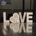 Vintage 4FT Large Marquee Light up Letter Sign for Weddings LED Love Letters Office Decor with Wholesale Price