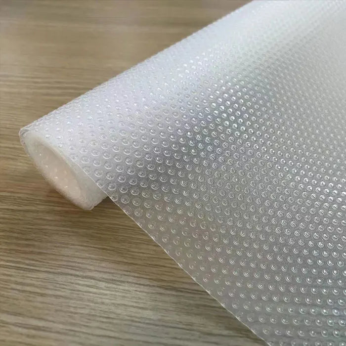 PE Embossed Liner Non Slip Washable OilProof Clear NonAdhesive Cabinet Liner