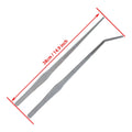 38cm 15 Inch Aquarium Tweezers Reptile Stainless Steel Straight and Curved Long Tweezer for Aquarium