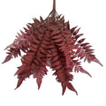 Real Touch Soft Rubber Grass Artificial Plants Fern Leaves Bouquet for Outdoor Indoor Decor