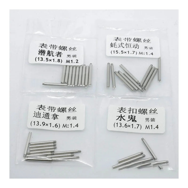 Metal Different Sizes RLX Watch Band Strap Screw With Opp Bag Packing