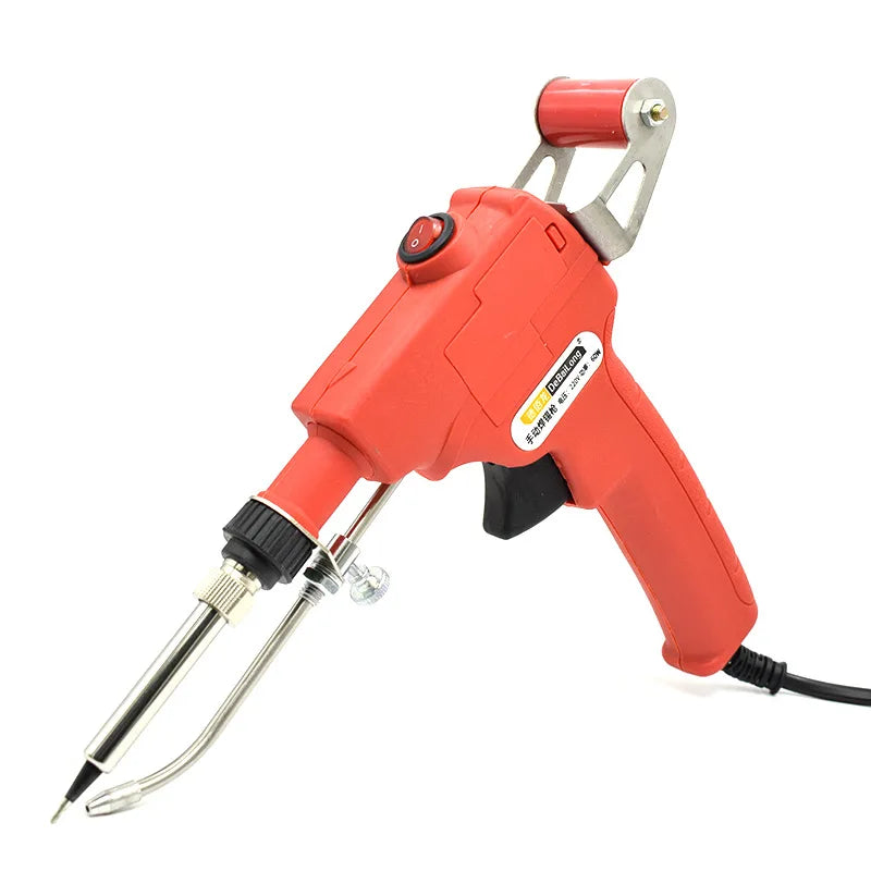 60W Temperature Adjust Tin Electric Soldering Iron Kit Automatic Send Gun Solder Station Tip Welding Tools 90 Pencil Grip OEM