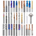 Custom Nisun Tools Tungsten Carbide Steel Step Drill Carbide Twist Multi-stage High-speed Steel Left Hss Drill Bits HRC70 2-8