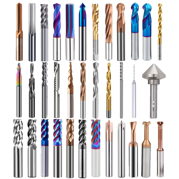 Custom Nisun Tools Tungsten Carbide Steel Step Drill Carbide Twist Multi-stage High-speed Steel Left Hss Drill Bits HRC70 2-8