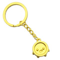 Wholesale Customized 3D Die Casting Keychain Double Sided Gold Animal Medal Design Cute Zinc Alloy Key Holder Cartoon Style
