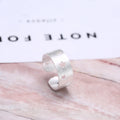 Women's Vintage Style Adjustable Finger Ring Classic Cute Design with Silver Plating Hollow Out Star