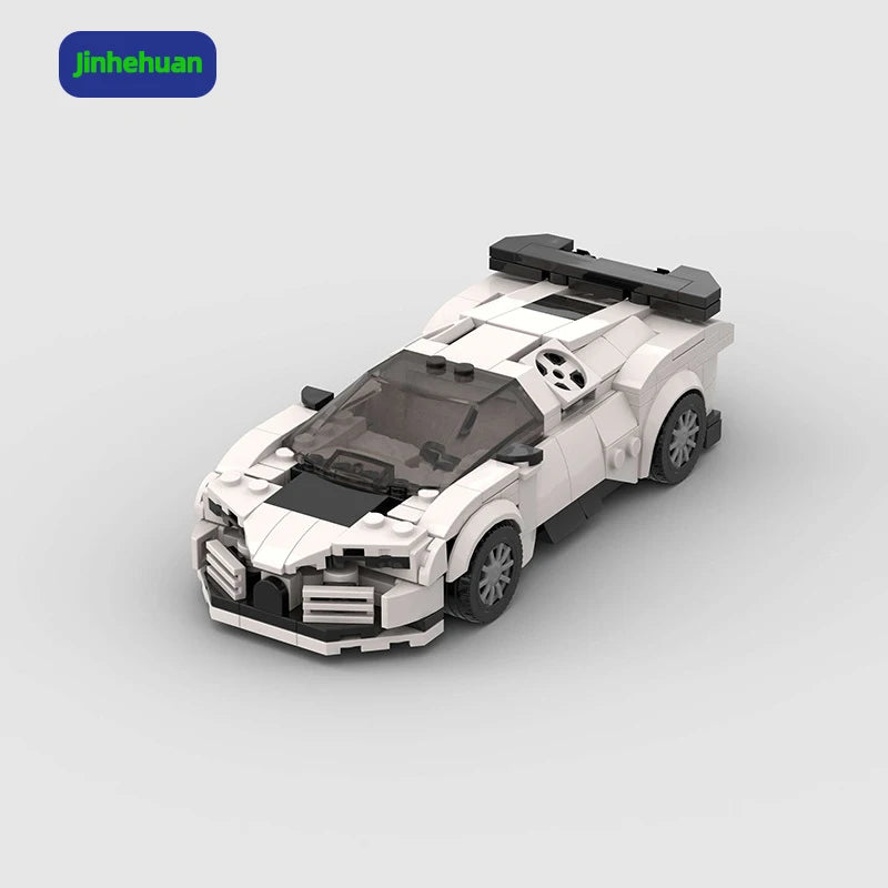 Technical Nostalgic Wholesale Price Kids Brick White Supercar Building Blocks Model for Adults Building Block Sets Car