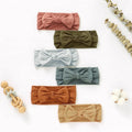 Bamboo Fabric Knitted Fabric Baby Headbands Knotted Baby Headbands