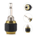 New 60mm Steel Quick Coupling with 1/4 Hexagonal Shank 6.35mm Self-Locking Change Joint for Connecting Rod