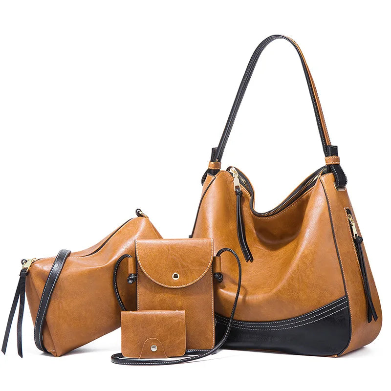 Luxury New Design Ladies Bags Handbag Set Fashion Designer Leather Handbags for Women Hot Sale Suk