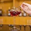 Unique Pufferfish Shaped Cocktail Glass 8 Ounce