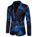 M- 3XL Men's Aristocratic Business Male Blazer 2024 Court Style Dark-grained Coat Fashion One Button Slim Man Casual Suit