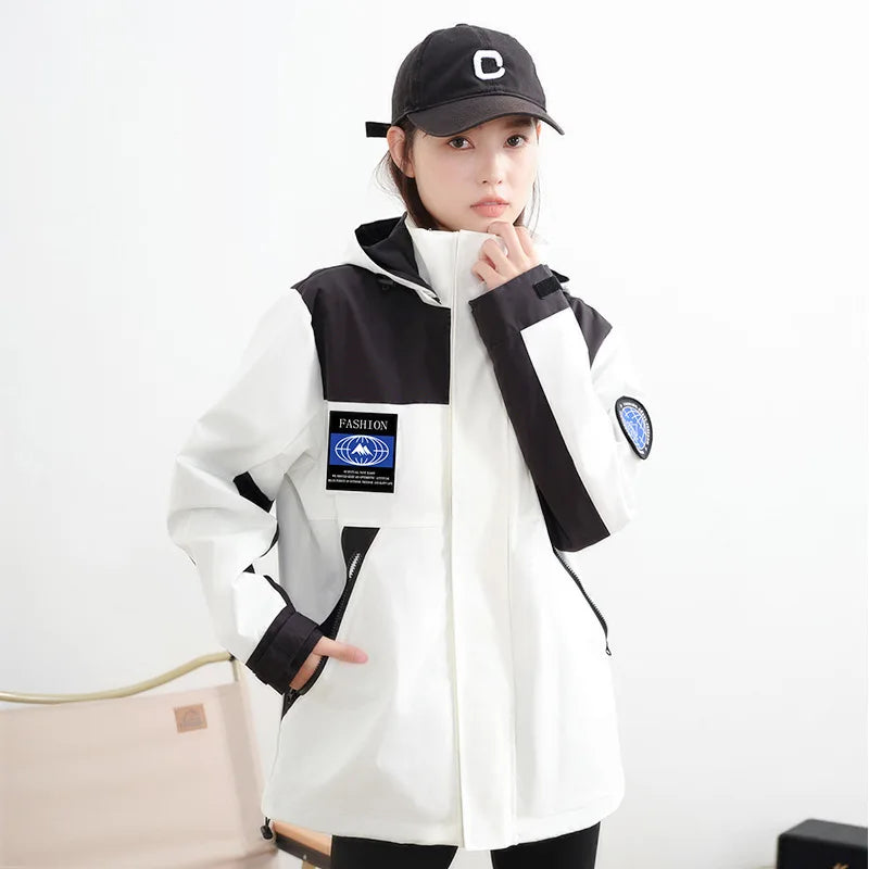 Unisex 3-in-1 Outdoor Jacket Manufacturer Waterproof Warm Coated Hard/Soft Shell YKK Zipper Detachable Two-Piece Set Coat