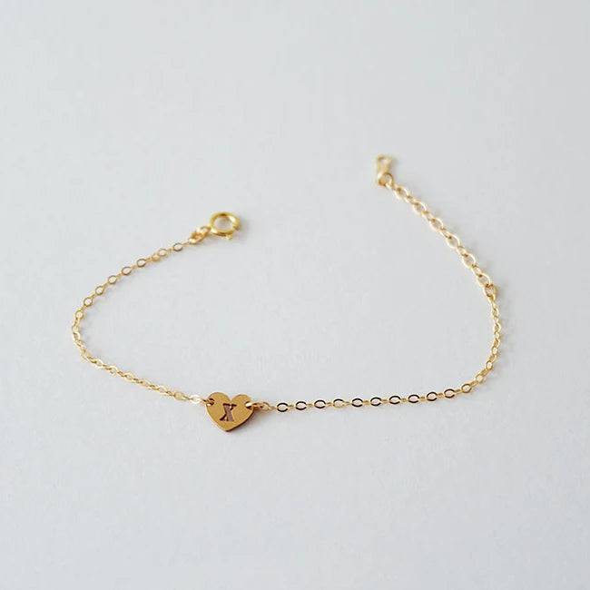 GB005 14K Gold Filled Jewelry Minimalist Ladies Personalized Custom Name Bracelets