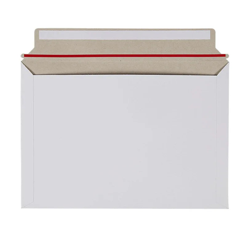 A3C3A4C4A5C5Rigid White Cardboard Envelopes Mailing Shipping Paper Envelope with Peal & Seal for Documents Shipping Urgent Order