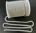 Lucky Super Close Rhinestone Cup Chain with Zircon square 3*3 MM 4*4mm Stones Cup Chain square Rhinestone for Dress Decoration