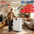 Stock Hybrid Solar System 10kW 10KWH 30kWh OffGrid All-In-One LiFePO4 Battery IP65 100Ah 200AH Home Farm Commercial Energy