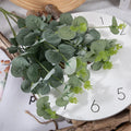Hot Sale Artificial Silver Dollar Eucalyptus Silk Leaves Plant Lead Road