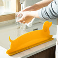 SHIMOYAMA Silicone Sink Splash Guard Non-Slip Secure Suction Cup Base Dog Kitchen Utensil for Kitchen Island MegaBDM
