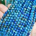JC Factory Wholesale 4 6 8 10mm Natural Round Beads Jewellery Making Turquoise Round Beads Loose Beads