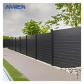 Manufacturer's Easy Installation 6 Feet Outdoor Aluminum Fence Panels Eco-friendly Weather Resistant Durable Waterproof Modern