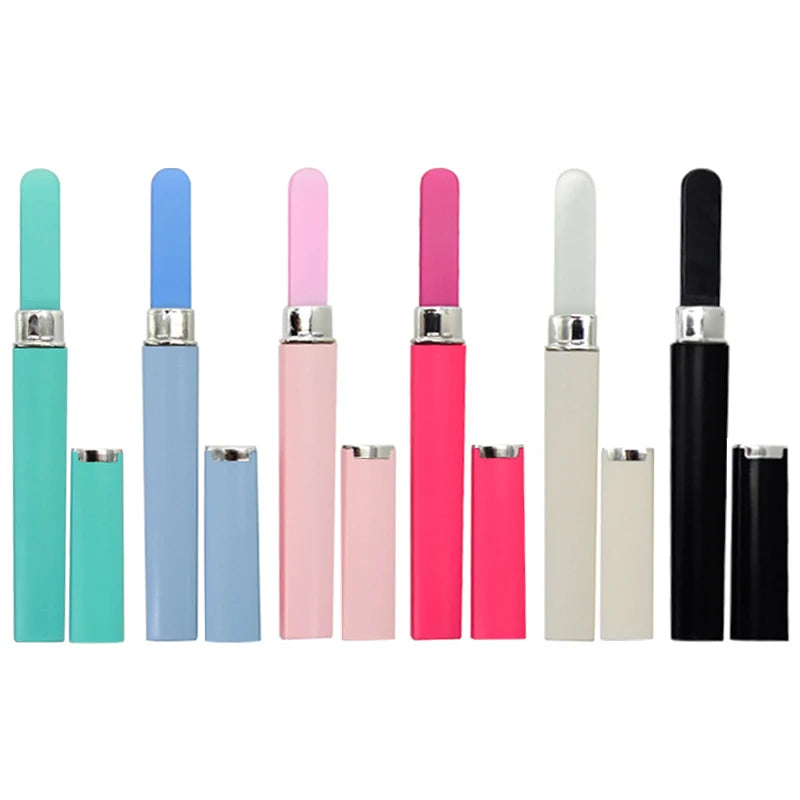 Wholesale Glass Nail File Custom Printed Reusable Glass Nail File With Case for Nail Tools