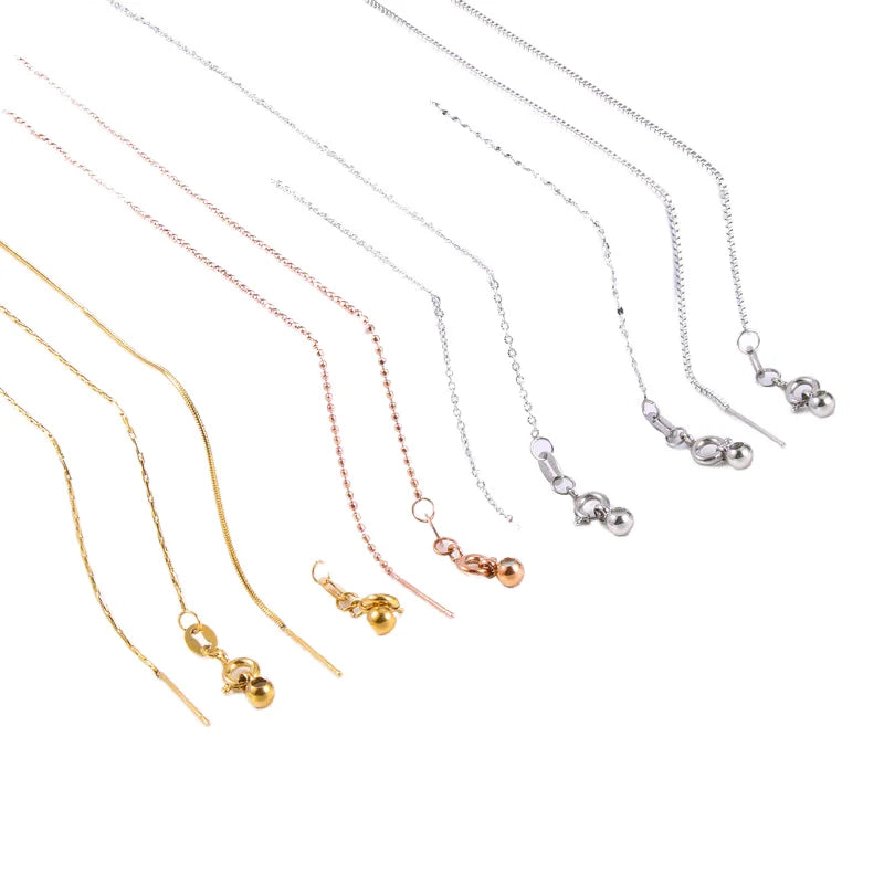 Link Chain Choker Necklace 316L Stainless Steel Trendy Gold Color Chains Necklaces Wedding WOMEN'S Gift Party Engagement Unisex