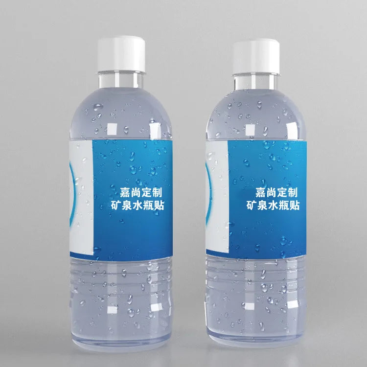Custom Beverage Product Sticker Labels Adhesive Drinking Bottle Sticker Printing Water Bottle Labels