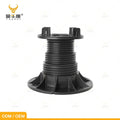 Height Adjustable Raised Pedestal Wpc Wood Plastic Composite Wooden Decking Board Floor Stone Base Supporting Pedestal
