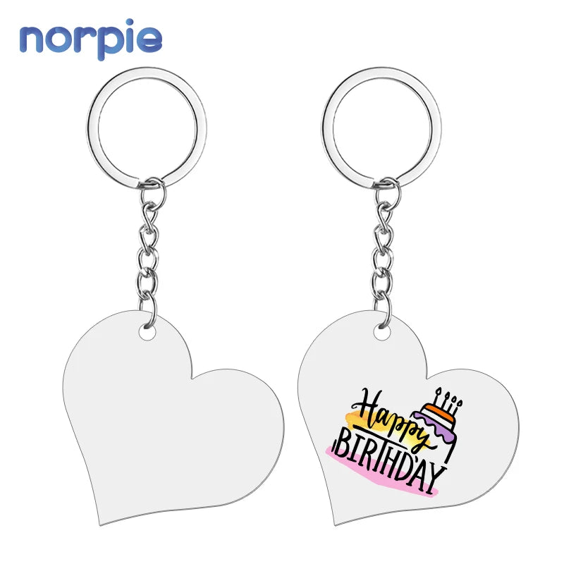 Factory Wholesale Personalized Design Custom Double Sided UV Printing Keychain DIY Acrylic Keychain