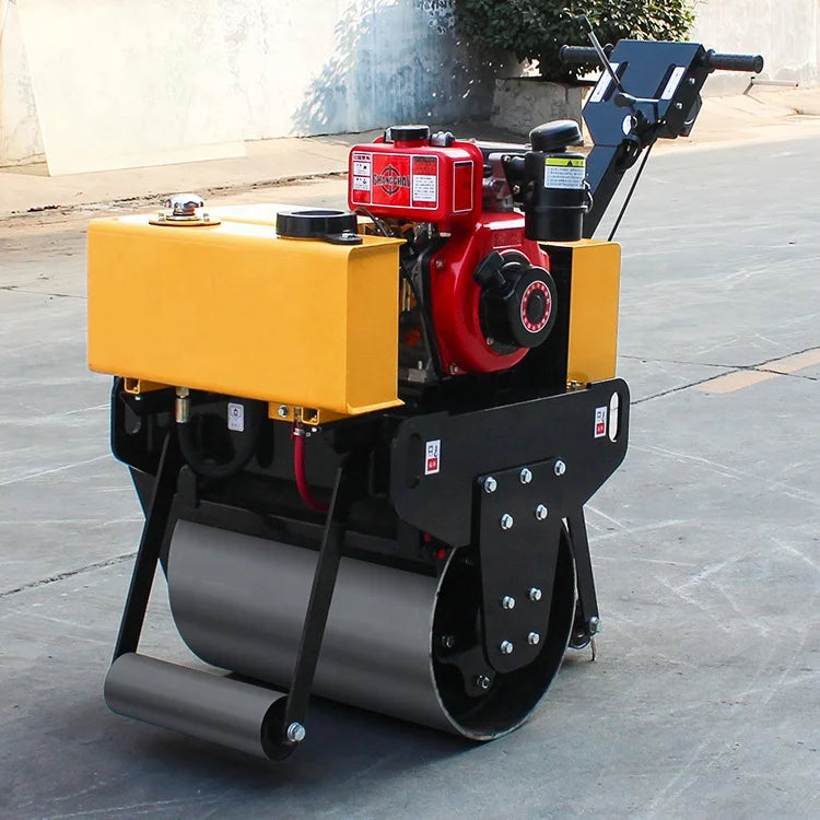 Huade 0.3 Ton 1 Ton Diesel Gasoline Vibratory Roller Mini Road Roller Asphalt Rollers Engine Pump Motor Hydraulic Pump Included