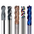 Factory Direct Amony Solid Tungsten Carbide 4 Flutes Flat/Square End Mill HRC55/HRC60/HRC65 Milling Cutter OEM