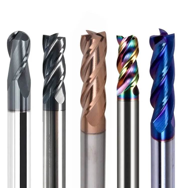Factory Direct Amony Solid Tungsten Carbide 4 Flutes Flat/Square End Mill HRC55/HRC60/HRC65 Milling Cutter OEM