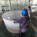 Leyu Super Large Size Eco-Friendly Transparent Acrylic 500L Round Aquarium 92.3% Light Transmittance CE Certified Customizable