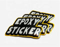 KYW Custom 3D Epoxy Resin Dome Labels Raised Clear Gel Stickers Waterproof Eco-friendly Custom Epoxy Sticker Label Candle Craft