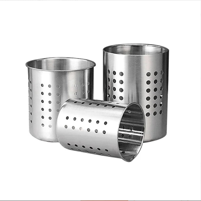 Simple Modern Stainless Steel Kitchen Tool Utensils Set Chopstick Spoon and Fork Small Kitchen Utensil Holder