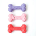 2022 Diamond Bone Treat Natural Rubber Dog Chew Toy Food-Dispensing Dog Treat Bone Natural Rubber Dog Treat Bone Enrich Chew Toy