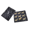 Silicone Ice Cube Molds for Making Chocolate Candy Molds Cookie 9 Cavity BullDog Ice Tray With Lid