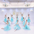 Professional Ballet Romantic Tutu Long Skirt Black Red Spain Dress Adult Children's Ballet Performance Dress